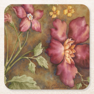 Antique Beauties II Underlägg Papper Kvadrat