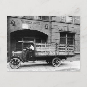 Antique Beer Lastbil, 1920-talet Vykort