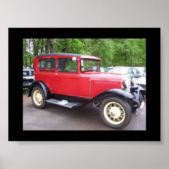 Antique-bil Poster (Framsidan)