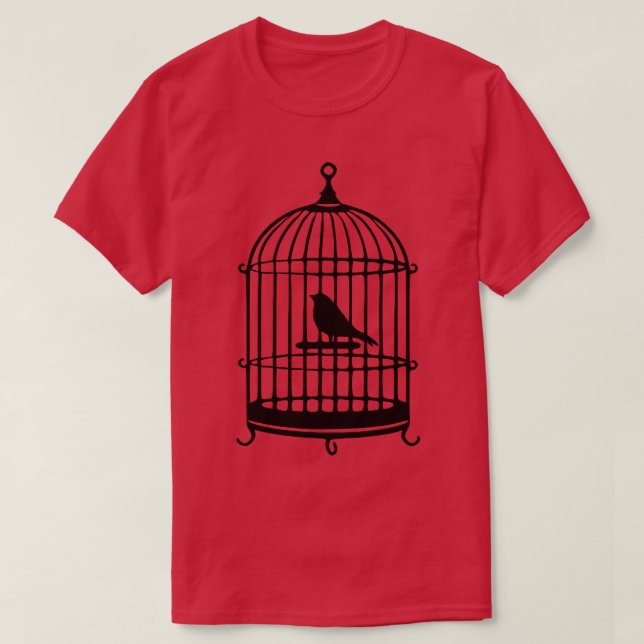 Antique Birdcage T Shirt (Design framsida)