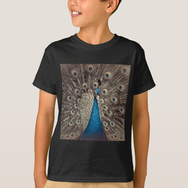 Antique Blue Peacock Tee (Framsida)