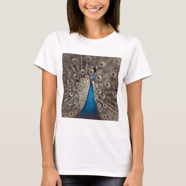 Antique Blue Peacock Tee (Framsida)