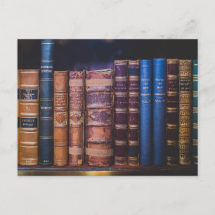 Antique bok Bindings Bokar Vykort