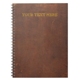 Antique bok / Old bok / Faux (läderbunden) Anteckningsbok