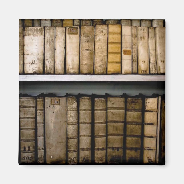 Antique Bokar 1700-talets Vellum-bindningar Magnet (Framsidan)