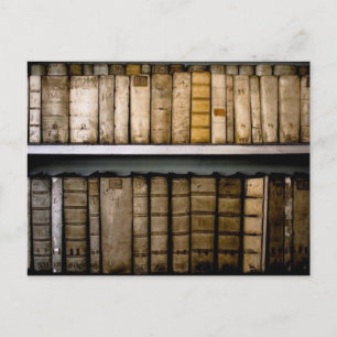 Antique Bokar 1700-talets Vellum-bindningar Vykort