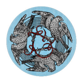 Antique Bookplate Three Hawks William de Morgan