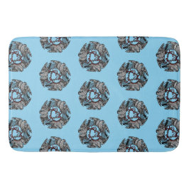 Antique Bookplate Three Hawks William de Morgan Badrumsmatta