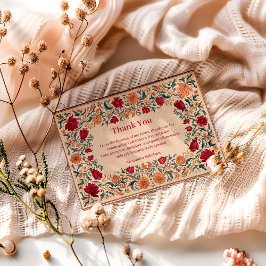 Antique Botanical Valentine Party Tack Kort