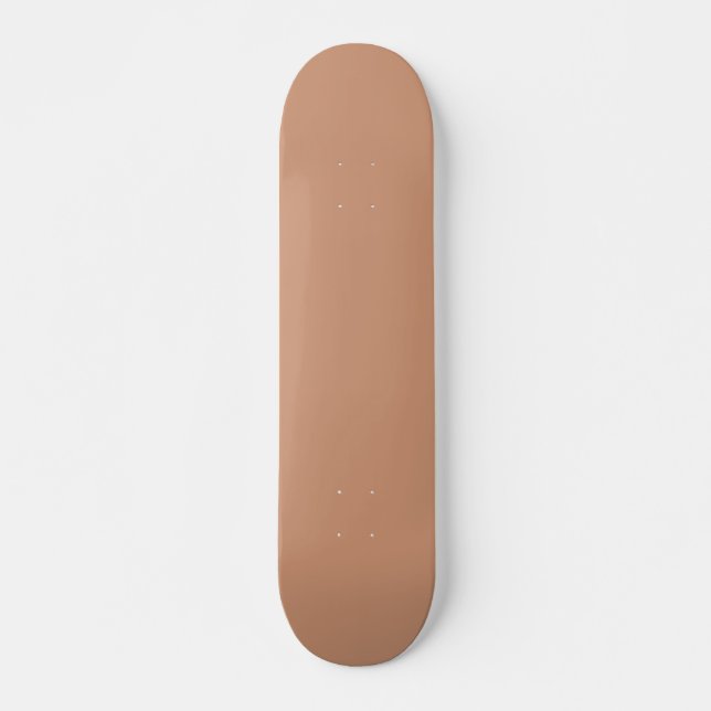 Antique brass (fast färg) mini skateboard bräda 18,5 cm (Framsida)
