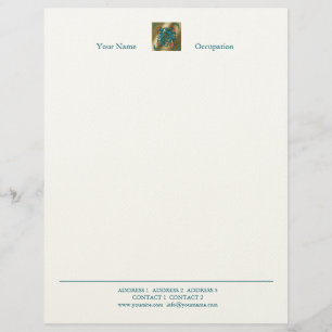 Antique Brev H - Letterhead Brevhuvud