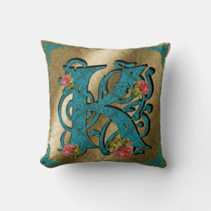 Antique Brev K - Pillow Kudde