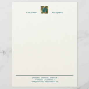 Antique Brev M - Letterhead Brevhuvud
