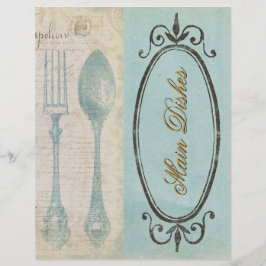 Antique Brev Recipe Dividers