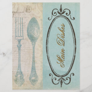 Antique Brev Recipe Dividers