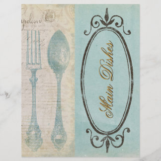 Antique Brev Recipe Dividers
