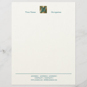 Antique Brev Y - Letterhead Brevhuvud