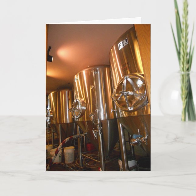"Antique Brewhouse Brewers" Födelsedagskort Kort (Framsida)