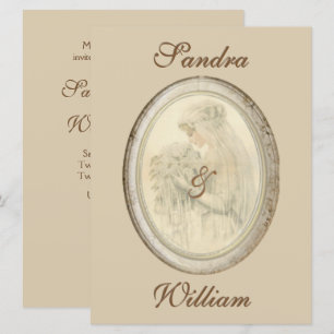 Antique Bride bröllopsinbjudan Inbjudningar