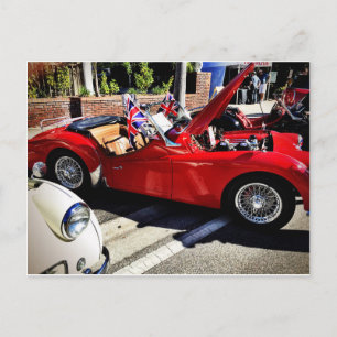 Antique British car Vykort