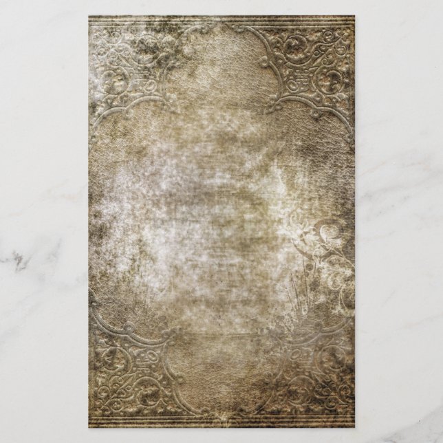 Antique Bröllop Stationery Brevpapper (Framsida)