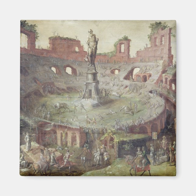 Antique Bullfighter, 1552 Magnet (Framsidan)