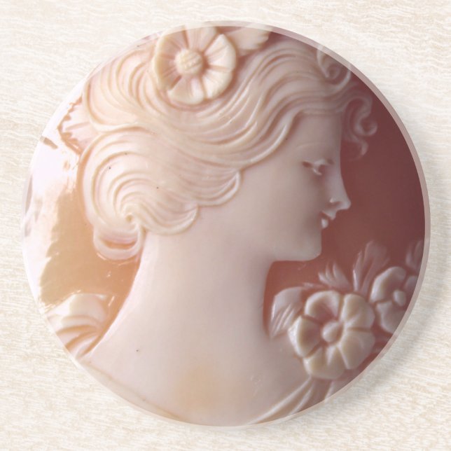 Antique Cameo, antika smycken Underlägg Sandsten (Framsidan)