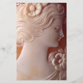 Antique Cameo Brevpapper