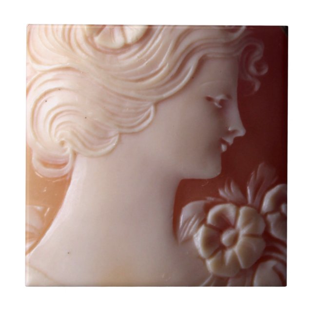 Antique Cameo Kakelplatta (Framsidan)