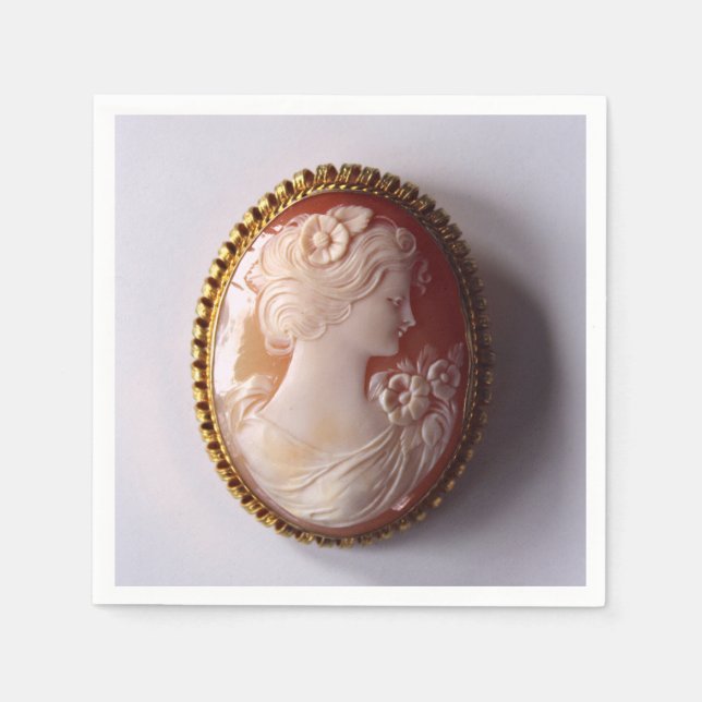 Antique Cameo Pappersservett (Framsidan)