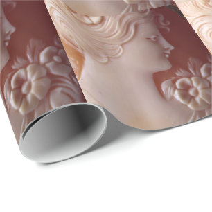 Antique Cameo Presentpapper
