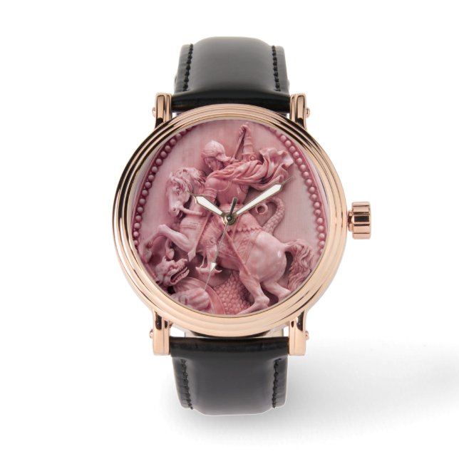 ANTIQUE CAMEO/SAINT GEORGE MED DRAGON ARMBANDSUR (Framsida)