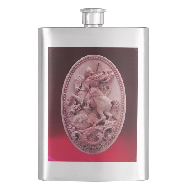 ANTIQUE CAMEO/SAINT GEORGE OCH DRAGON MONOGRAM FICKPLUNTA (Framsidan)