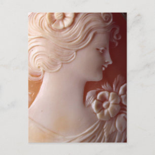 Antique Cameo-vykort Vykort