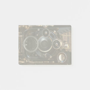 Antique Camera Photography Vintage Lens Film Post-it Block
