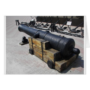 Antique Cannon Hälsningskort