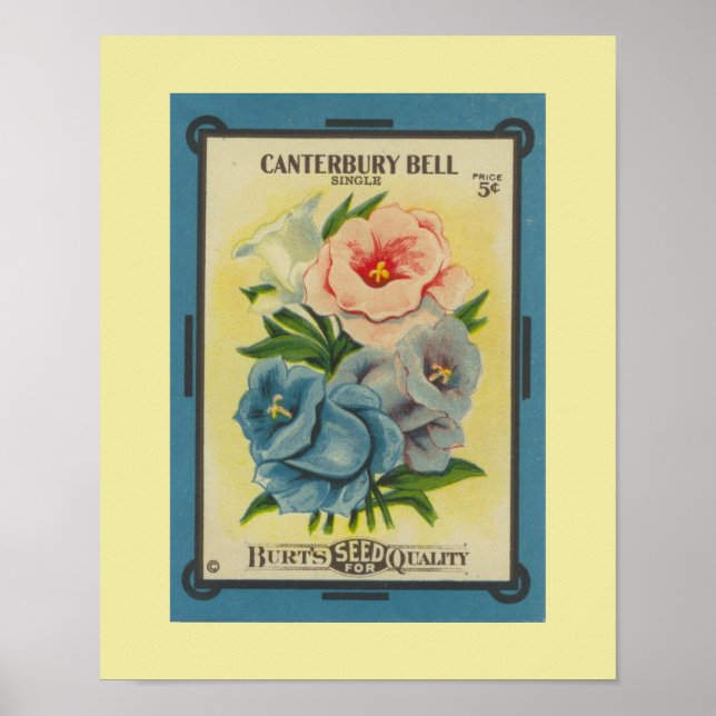 Antique Canterbury Klockor Poster (Framsidan)