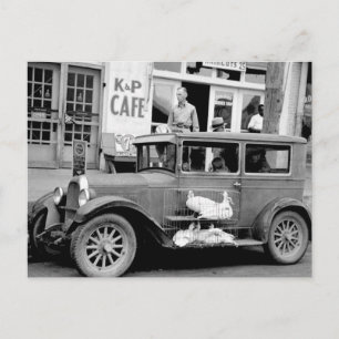 Antique Car, 1930-talet Vykort
