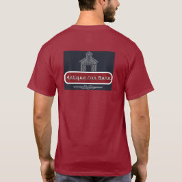 Antique Car Barn T Shirt - Back Logotyp