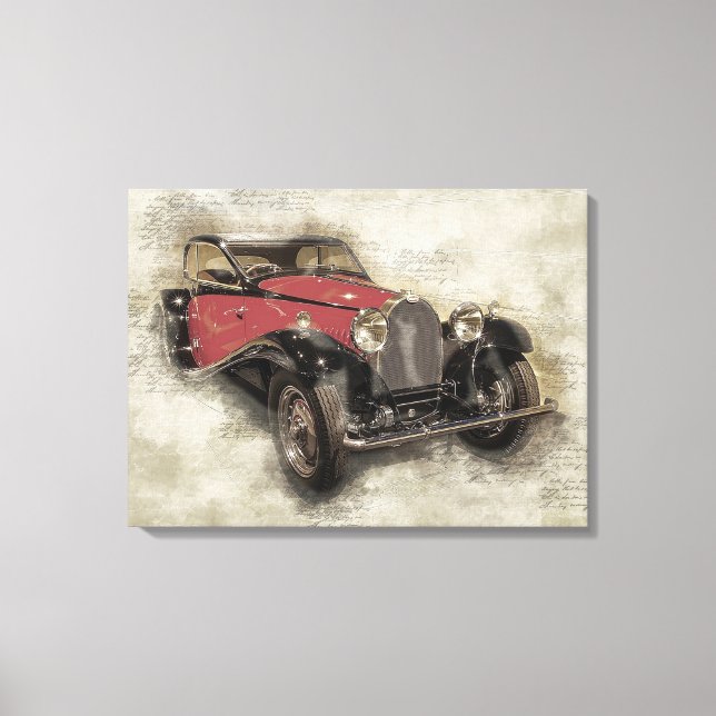 Antique Car Canvastryck (Framsida)