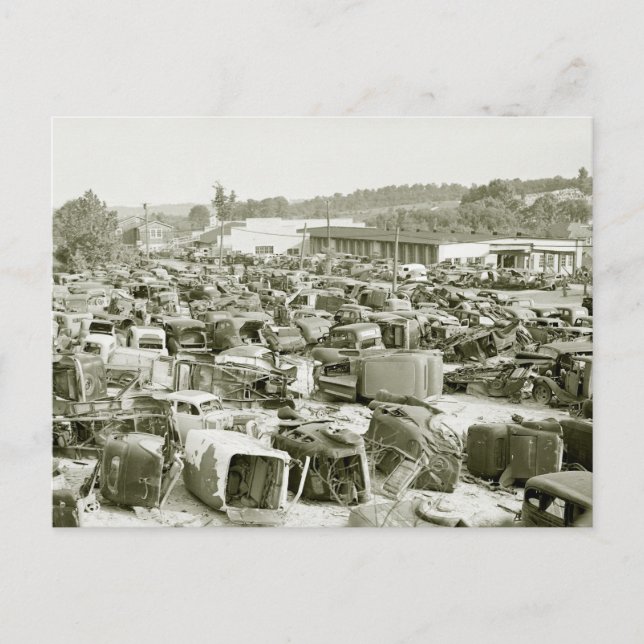 Antique Car Collector's Dream, 1940-talet Vykort (Framsida)