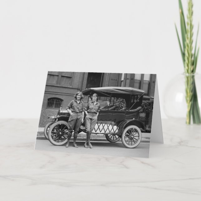 Antique Car Girls, 1920-talet Kort (Framsida)