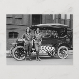 Antique Car Girls, 1920-talet Vykort