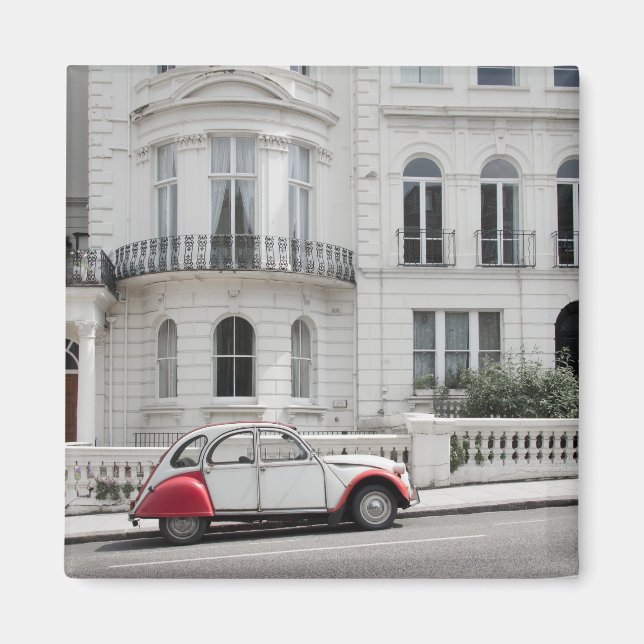 Antique Car in Notting Backe Magnet: London Magnet (Framsidan)
