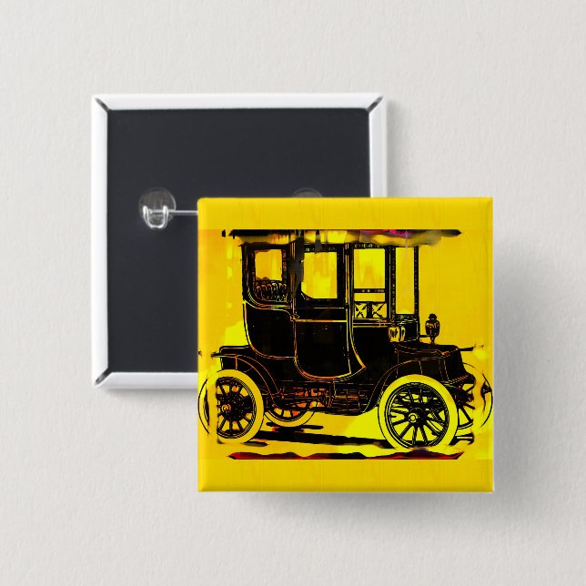 Antique Car Knapp (Framsida & baksida)