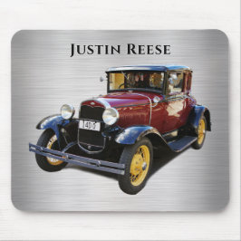 Antique Car, Namn, Brushed Silver Musmatta
