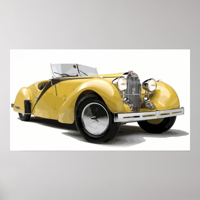 Antique Car Poster (Framsidan)