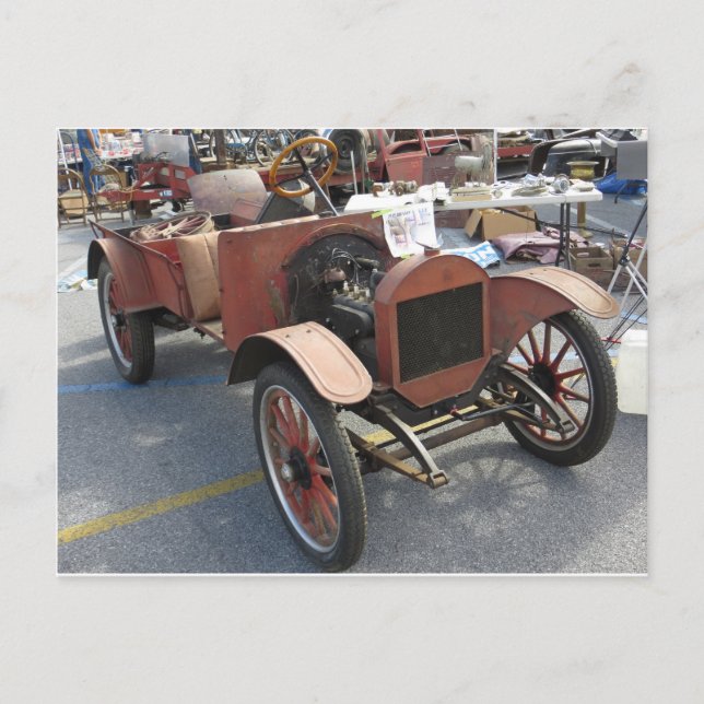 Antique Car Ram Vykort (Framsida)