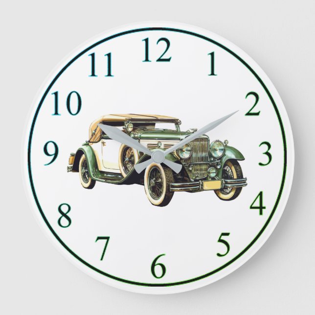 Antique Car Stor Klocka (Framsida)