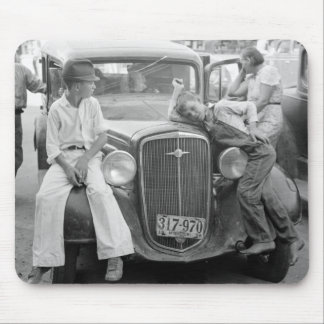 Antique Car, Underbar Depression Family, 1930-tale Musmatta